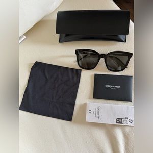 YSL sunglasses worn a couple of times|complete set
